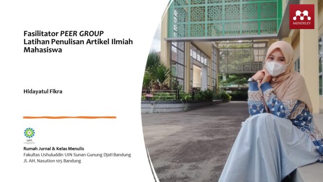 
 Mahasiswa UIN Bandung Jadi Fasilitator Peer Group Latihan Penulisan Artikel Ilmiah