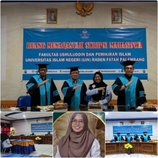 
 Selamat! Utami Syahdiah, Mahasiswa UIN Palembang Lulus Munaqasyah Artikel Ilmiah dengan Predikat Cumlaude