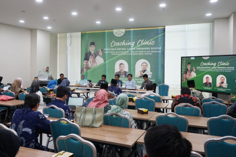 
 Coaching Clinic, Cara Dosen Prodi PAI UIN Lampung Siap Publish Jurnal Scopus